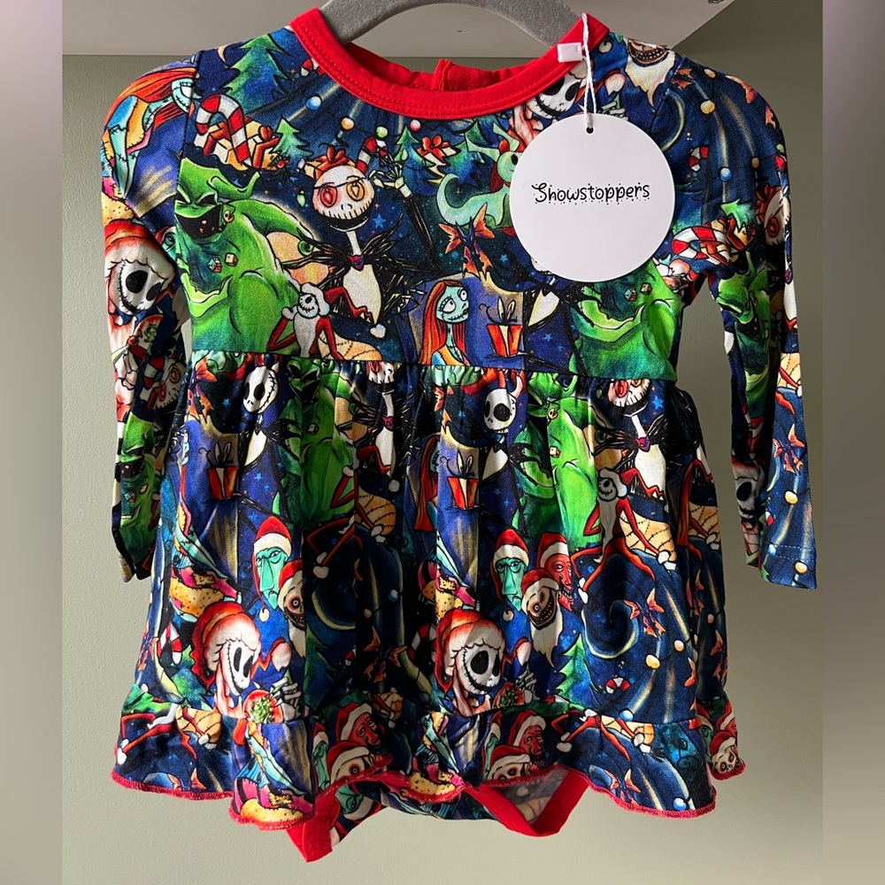 Showstoppers NBC Christmas bamboo twirl bodysuit - NWT